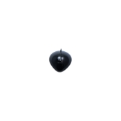 Eye Shield, Medium, Black Plastic, Bilateral, Autoclavable, With Handle (27.5mm x 24.5mm) 