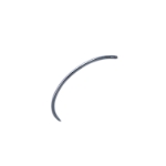 Ferguson Suture Needle, 1/2 Circle, Tapered Point, Size 14 