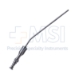 Frazier Suction Tube, Angled, Finger Cut-Off, 10Fr, 3.3mm, Overall Length 4" (102mm) - 91098310