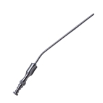 Frazier Suction Tube, Angled, Finger Cut-Off, 10Fr, 3.3mm, Overall Length 4" (102mm) 