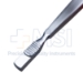 Farabeuf Periosteal Raspatory, Curved Edge, Straight 13mm Blade, Sharp, Overall Length 6" (152mm) - E8106