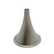 Farrior Ear Speculum, Size 3, Oblique, Ebony, Oval End, 6mm x 5.5mm Outer Diameter, Overall Length 1-3/4" (43mm) 