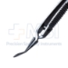 Faulkner Lens Folding Forceps, Serrated Handle, 12mm Tip To Bend, Overall Length 4-1/4" (110mm) - 11-6-9342