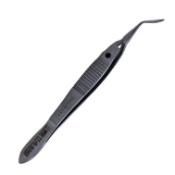 Faulkner Lens Folding Forceps, Serrated Handle, 12mm Tip To Bend, Overall Length 4-1/4" (110mm) 2718446,11/6/9342,K5-8231,08-01335