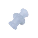 Female To Female Luer Thread Style Coupler, Natural Kynar PVDF 