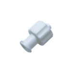Female To Male Adaptor, White Nylon, Sold Individually 