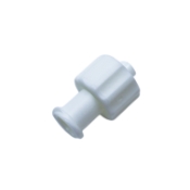 Female To Male Adaptor, White Nylon, Sold Individually 