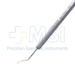 Fenzl Iris Retractor, Angled 10mm Tip To Bend, Curved Shaft, Round Knurled Handle, Polished Finish, Overall Length 4-1/2" (115mm) - 5-1866
