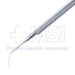 Fenzl Lens Hook, Angled, 0.15mm, 10mm Bend To Tip, Round Knurled Handle, Overall Length 4-5/8" (117mm) - 11-4-6642