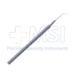 Fenzl Lens Hook, Angled, 0.15mm, 10mm Bend To Tip, Round Knurled Handle, Overall Length 4-5/8" (117mm) - 11-4-6642