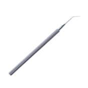 Fenzl Lens Hook, Angled, 0.15mm, 10mm Bend To Tip, Round Knurled Handle, Overall Length 4-5/8" (117mm) 1732289,11/4/6642,K3-5531