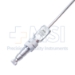 Ferguson Frazier Suction Tube, 75 Degrees Angled Shaft, 9 French, 3mm, Finger Thumb Plate Cutoff Hole, Medium Large Working Length 4" (100mm), Overall Length 6 1/4'' (159mm) - 114-2480