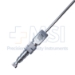 Ferguson Frazier Suction Tube, Angled, Finger Thumb Plate Cutoff Hole, 10Fr, 3.3mm Medium Large Working Length 7-7/8" (200mm), Overall Length 10 1/4'' (260mm) - 114-2484