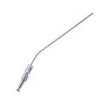 Ferguson Frazier Suction Tube, Angled, Finger Thumb Plate Cutoff Hole, 10Fr, Working Length 6" (150mm) Overall Length 8'' (203mm) 