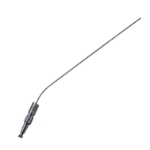 Ferguson Frazier Suction Tube, Angled, Finger Thumb Plate Cutoff Hole, 6Fr, Working Length 7-7/8" (200mm), Overall Length 10-1/4'' (260mm) 