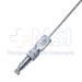 Ferguson Frazier Suction Tube, Angled, 7 French, 2.3mm, Finger Thumb Plate Cutoff Hole, Extra Small Working Length 7-7/8" (200mm), Overall Length 10-1/4'' (260mm) - 114-2481