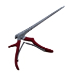 Ferris Smith Kerrison Rongeur, 40 Degrees Upbite, 1mm Bite, Red Silicone Handle, Working Length 8" (203mm) 
