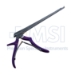 Ferris Smith Kerrison Rongeur, 40 Degrees Upbite, 3mm Bite, Pink Silicone Handle, Working Length 8" (203mm) - FSKP-3M8UP40