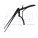 Ferris Smith Kerrison Rongeur, 40 Degrees Upbite, 2mm Bite, EZ Cleaning System, Ejector, Thin Footplate, Working Length 7" (180mm) - FS72040UTHEDLC