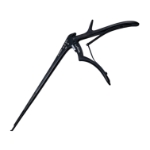 Ferris Smith Kerrison Rongeur, 40 Degrees Upbite, 2mm Bite, EZ Cleaning System, Ejector, Thin Footplate, Diamond Like Coating, Working Length 8" (203mm) 