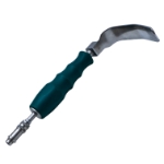 Fiberoptic Retractor, Smooth Blades, 5mm Fiberoptic Bundle, Mirror Finish On Angled Distal Tip, Silicone Handle, Rotating AFI/ACMI Connector, Teeth At End Of Retractor, 16mm Blade 