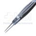 Fine-Castroviejo Suturing Forceps, Straight Shafts, 0.12mm Teeth, 5mm Tying Platform, Serrated Wide Handle, Polished Finish, Overall Length 4-1/4" (110mm) - 5-2916-XDWH