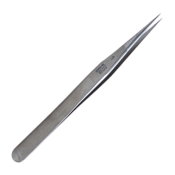 Fine Jewelers Forceps, #1, Anti-Mag, Straight Shafts, Sharp Tips, Overall Length 4-3/4" (120mm) 