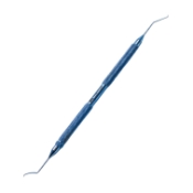 Fine/Nagahara & Nichamin I Quick Chopper, Titanium, Right Hand Dominant, Use In Left Hand, Fine Interior Cutting Edge, Blunt Tip/Wedge Shaped Cutting Edge, Angled 10mm Bend toTip, Round Handle, 5-1/2" (134mm) 05-4066