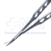 Fine Stitch Scissors, Curved, Sharp Tips, Medium Blades, 20mm Mid-Screw To Tip, Three Hole Handle, Overall Length 4-3/4" (120mm) - 11-5-5621