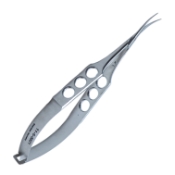Fine Stitch Scissors, Curved, Sharp Tips, Medium Blades, 20mm Mid-Screw To Tip, Three Hole Handle, Overall Length 4-3/4" (120mm) 1359378,11/5/5621,K4-4510