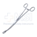Foerster Sponge Forceps, Curved, Serrated, Overall Length 9-1/2" (241mm) - C7388