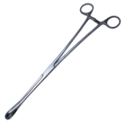 Foerster Sponge Forceps, Straight, Serrated, Overall Length 12" (305mm) 