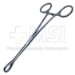 Foerster Sponge Forceps, Straight, Serrated Jaw, Overall Length 7" (180mm) - 226213J