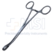 Foerster Sponge Forceps, Curved, Serrated, Overall Length 7" (180mm) - 226223J