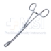 Foerster Sponge Forceps, Curved, Serrated Jaw, 7" (180mm) - C7368