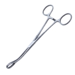 Foerster Sponge Forceps, Curved, Serrated Jaw, 7" (180mm) 