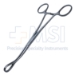 Foerster Sponge Forceps, Curved, Smooth Jaw, Overall Length 7" (180mm) - 226221J