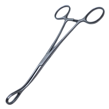 Foerster Sponge Forceps, Curved, Smooth Jaw, Overall Length 7" (180mm) 