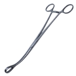 Foerster Sponge Forceps, Curved, Smooth, Overall Length 9-3/4" (250mm) 