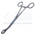 Foerster Sponge Forceps, Curved, Serrated Jaw, Overall Length 7" (180mm) - 227223J