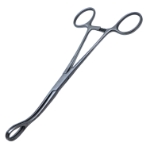 Foerster Sponge Forceps, Curved, Serrated Jaw, Overall Length 7" (180mm) 
