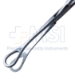 Foerster Sponge Forceps, Straight, Serrated Jaw, Overall Length 7" (180mm) - 227213J