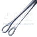 Foerster Sponge Forceps, Straight, Serrated Jaw, Overall Length 9-3/4" (250mm) - 226218J