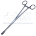 Foerster Sponge Forceps, Straight, Serrated Jaw, Overall Length 9-3/4" (250mm) - 226218J