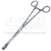 Foerster Sponge Forceps, Straight, Serrated Jaw, Overall Length 9-3/4" (250mm) - 227218J