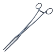 Fogarty H Grip Clamp Forceps, Straight, Accepts 61mm Inserts, Overall Length 11-1/2" (292mm) 