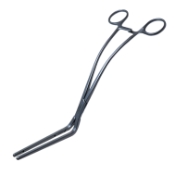 Fogarty H Grip Clamp Forceps, Angled, Accepts 86mm Inserts, Overall Length 9-1/4" (235mm) 