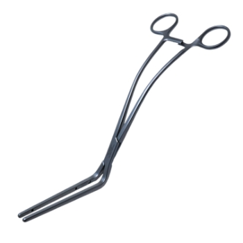 Fogarty H Grip Clamp, Angled, Accepts 86mm Inserts, Overall Length 9-1/4" (235mm) 