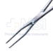 Fogarty H-Grip Clamp Forceps, Angled, Accepts 33mm Inserts, Overall Length 4-5/8" (118mm) - 322-6136BX