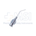 Fogla Air Injection Cannula, 25ga, Bottom Port, Polished Finish, Angled Shaft, Overall Length Excluding Hub 0.7" (18mm) - 5-5035-25